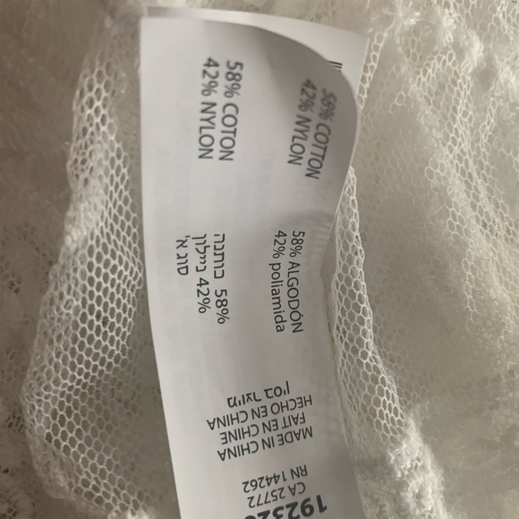 NWT! Black Tape Sheer Embroidered Long XS Kimono, Cover-Up, Wrap, Retail $69 - Picture 4 of 11